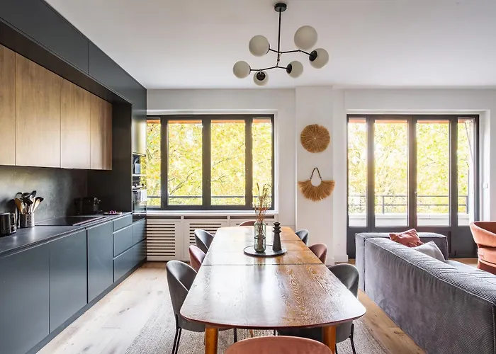 Sunlit Parisian With Balcony And Open Views Paris